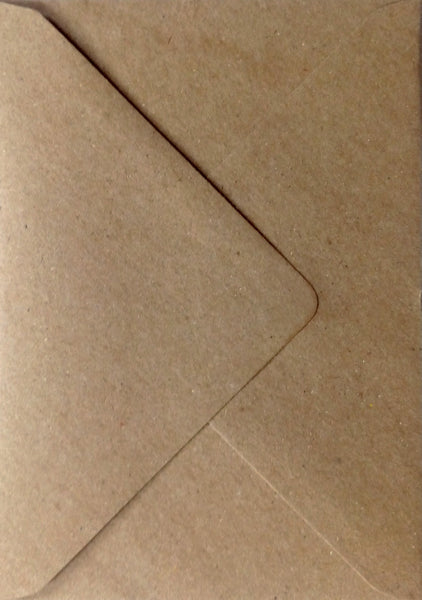 Kraft brown recycled paper envelope