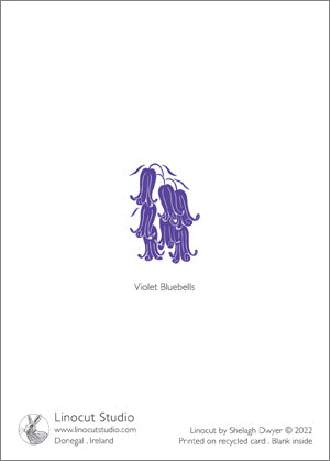 Violet Bluebell Greeting Card